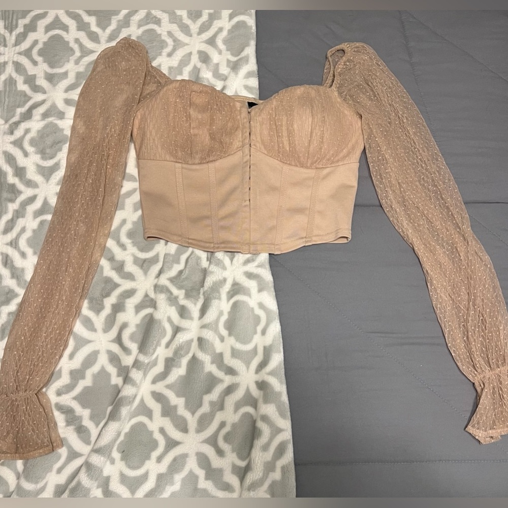 Women’s Corset Top, Size Medium, Color Mauve, Bra… - image 2